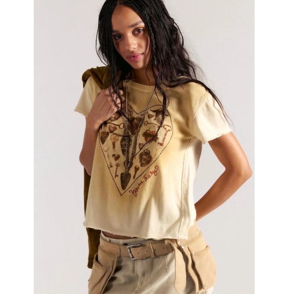 XL 24" PTP | Free People | NWT | We The Free Key To My Heart | MSRP $58